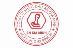 Dấu tròn có logo