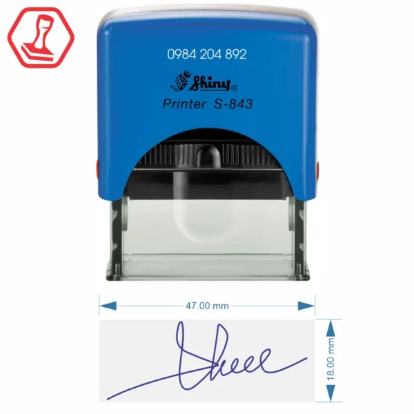 Khắc dấu Shiny S843 - Dấu chữ ký