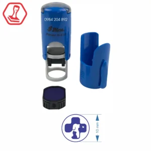 Làm con dấu tròn Shiny R512